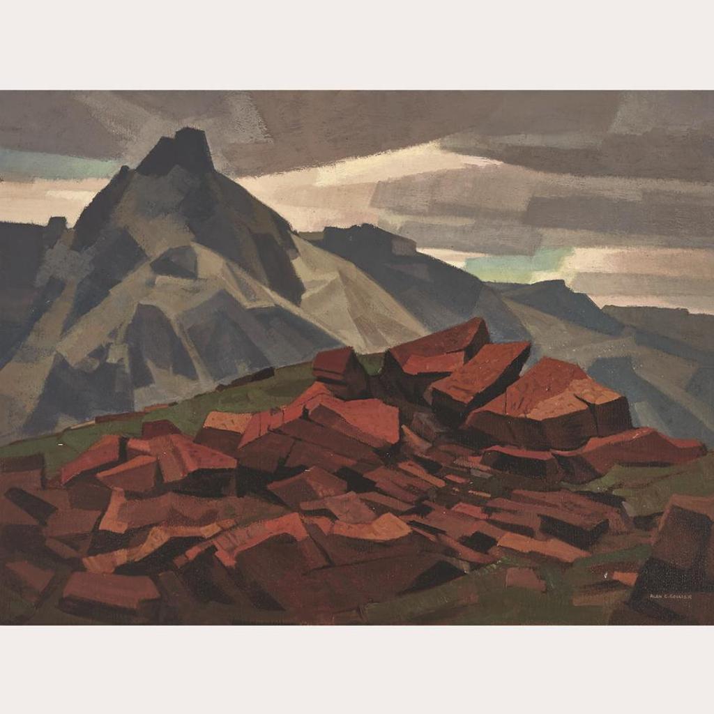 Alan Caswell Collier (1911-1990) - Beyond The Limit Of The Trees, Above Lake O'hara, B.C. Toward Cathedral Mt.