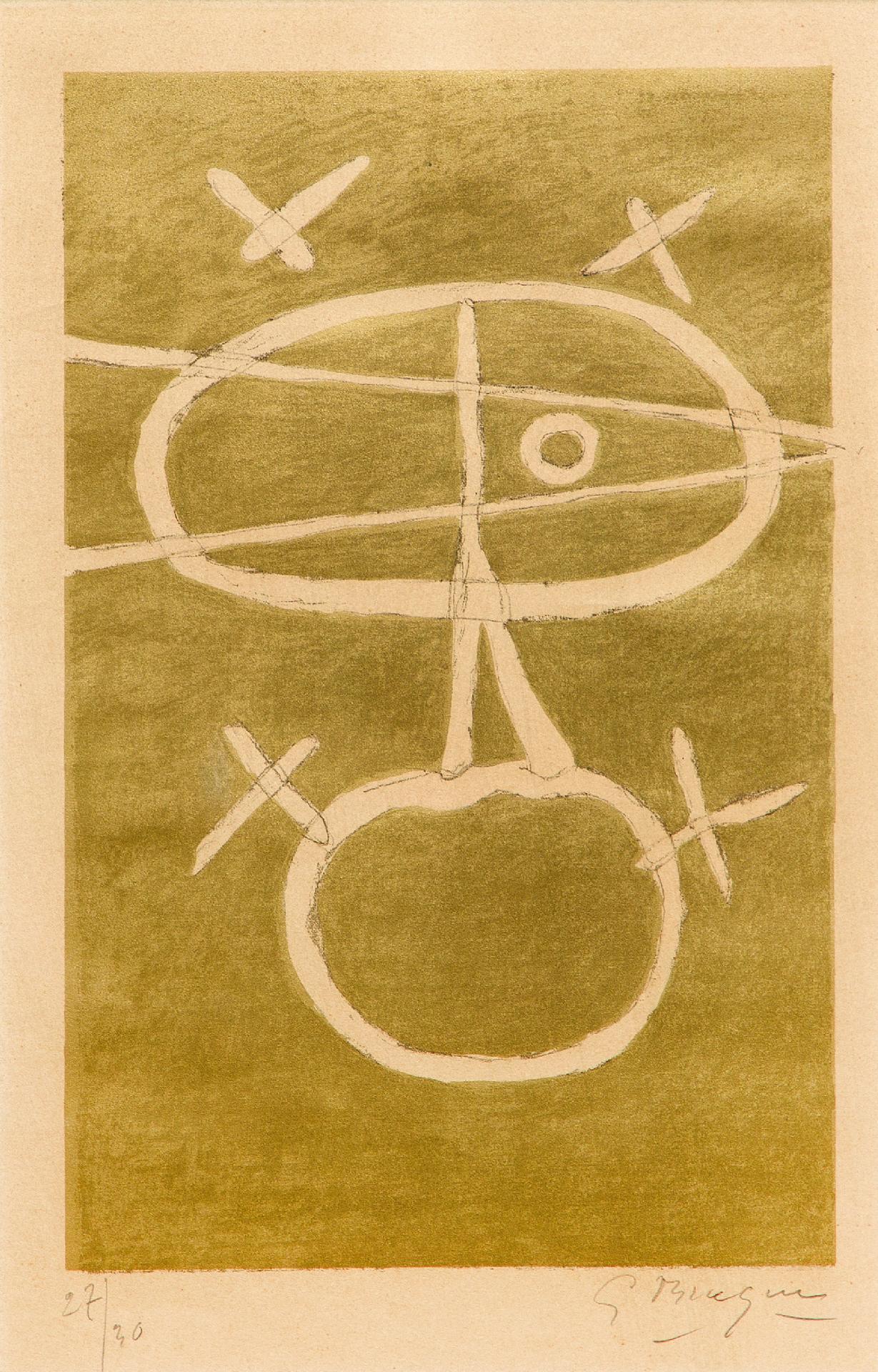 Georges Braque (1882-1963) - Le signe (The Sign), 1954