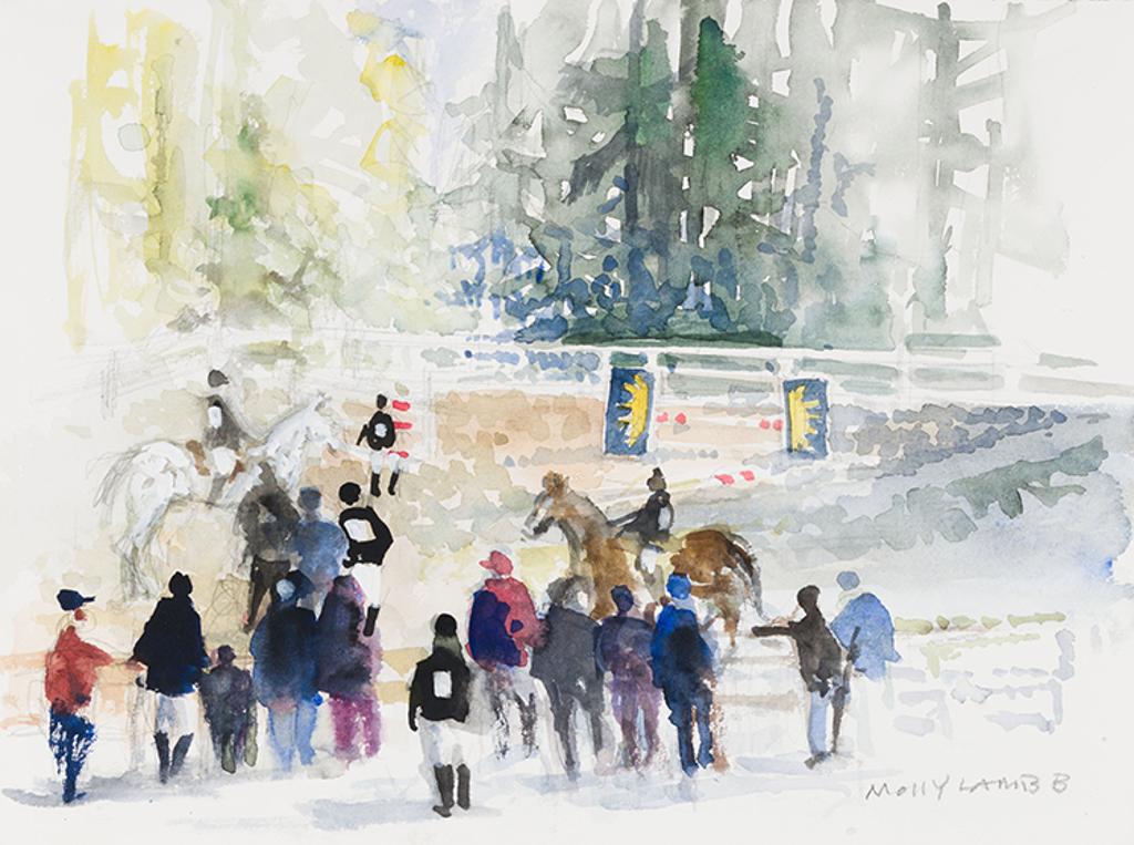 Molly Joan Lamb Bobak (1922-2014) - Little Horse Show