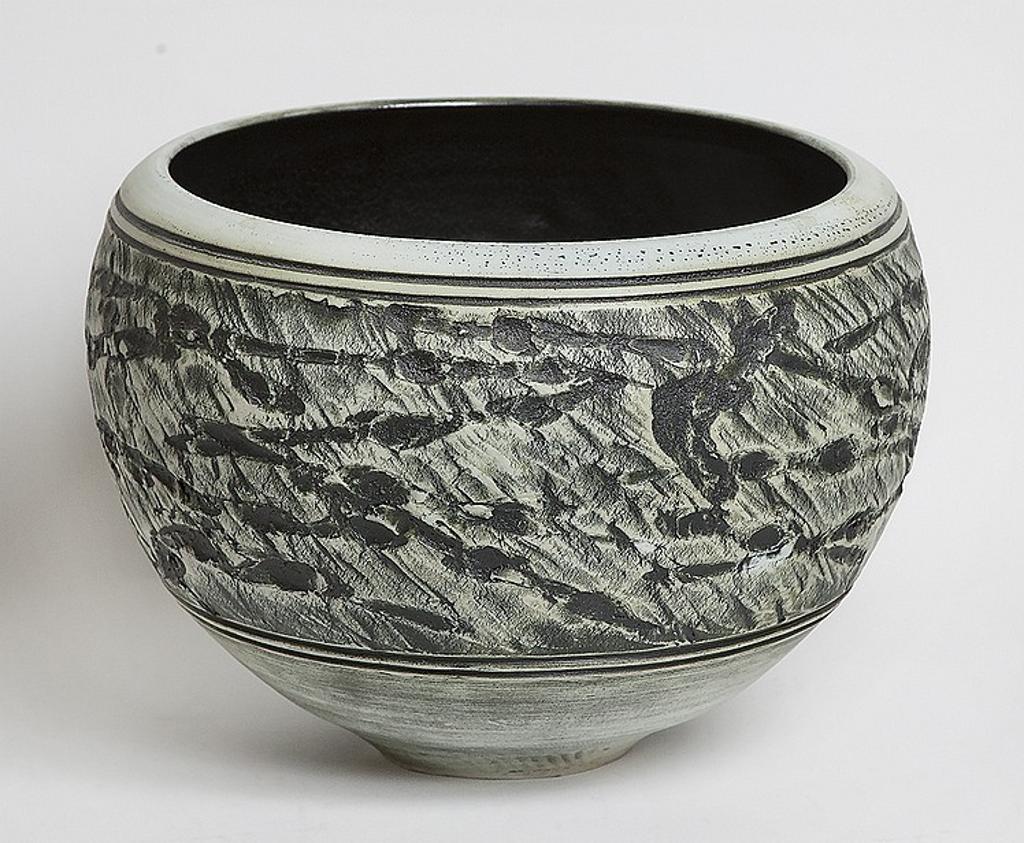 Jack Sures (1934-2018) - Untitled - Black and Grey Bowl