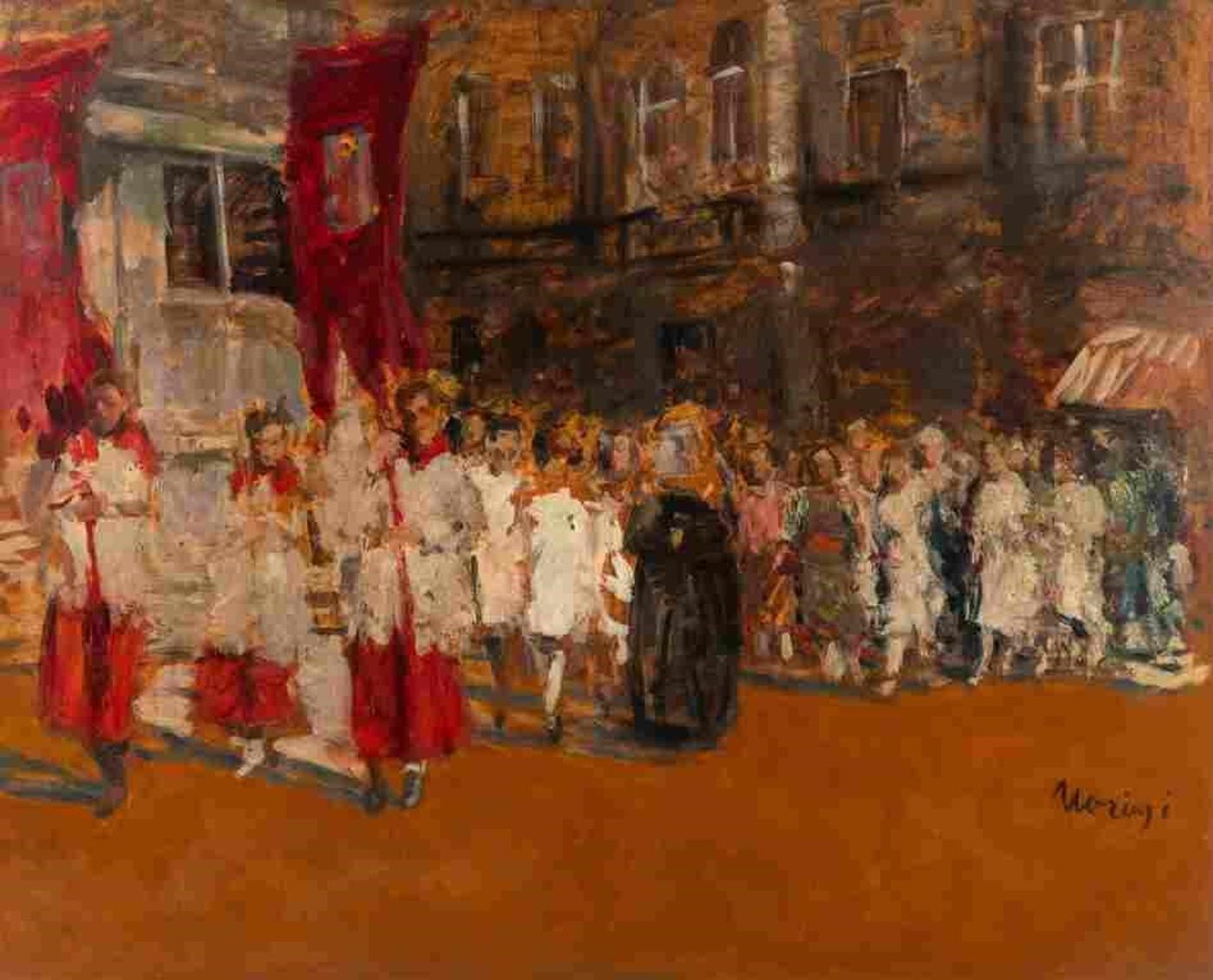 Odon Morinyi (1877-1958) - Procession