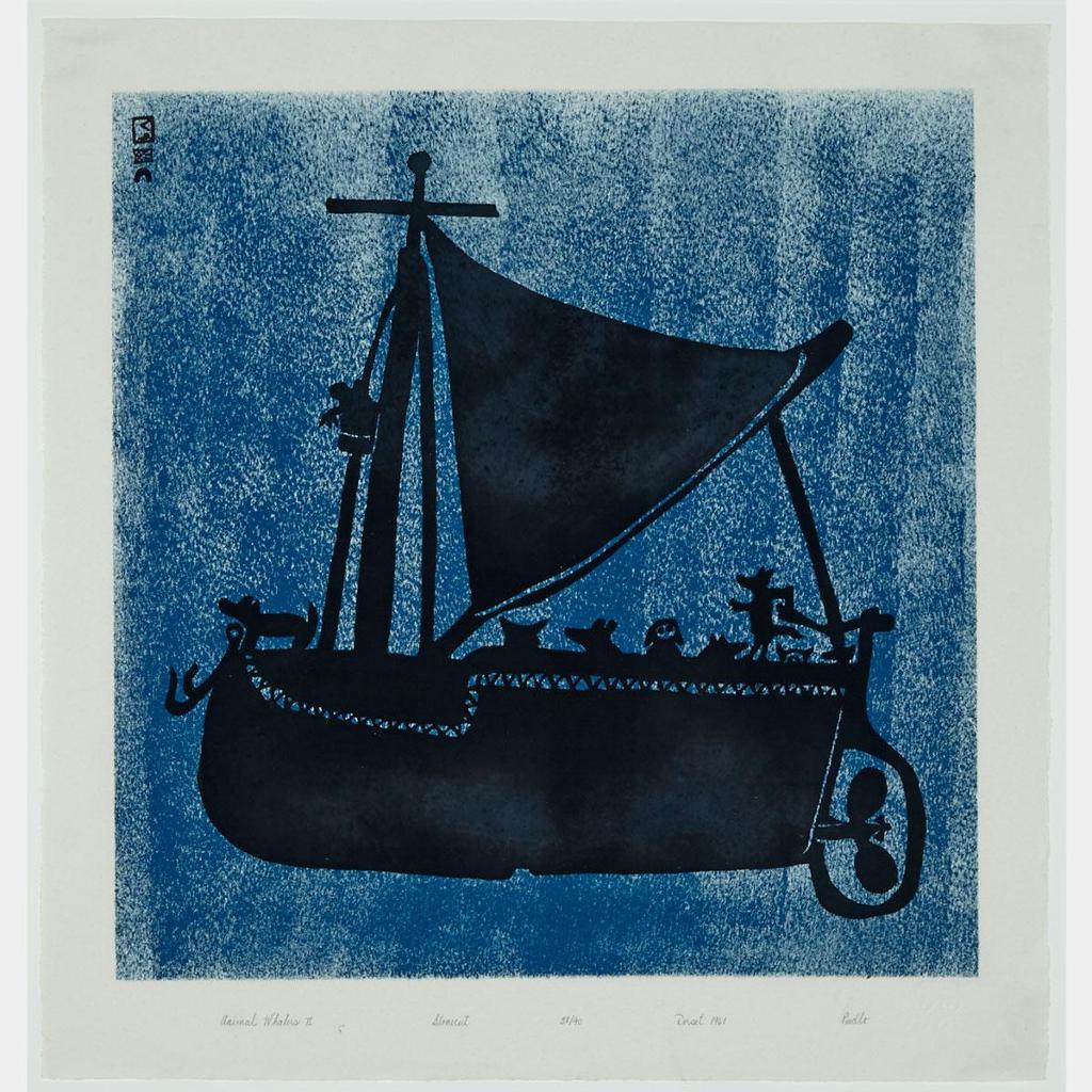 Pudlo Pudlat (1916-1992) - Animal Whalers Ii