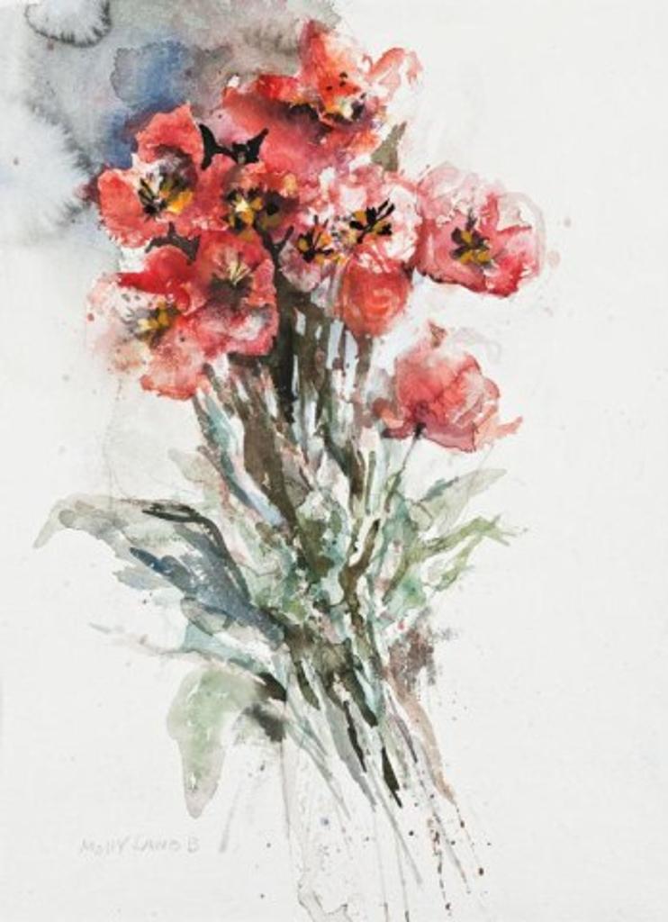 Molly Joan Lamb Bobak (1922-2014) - Red Poppies