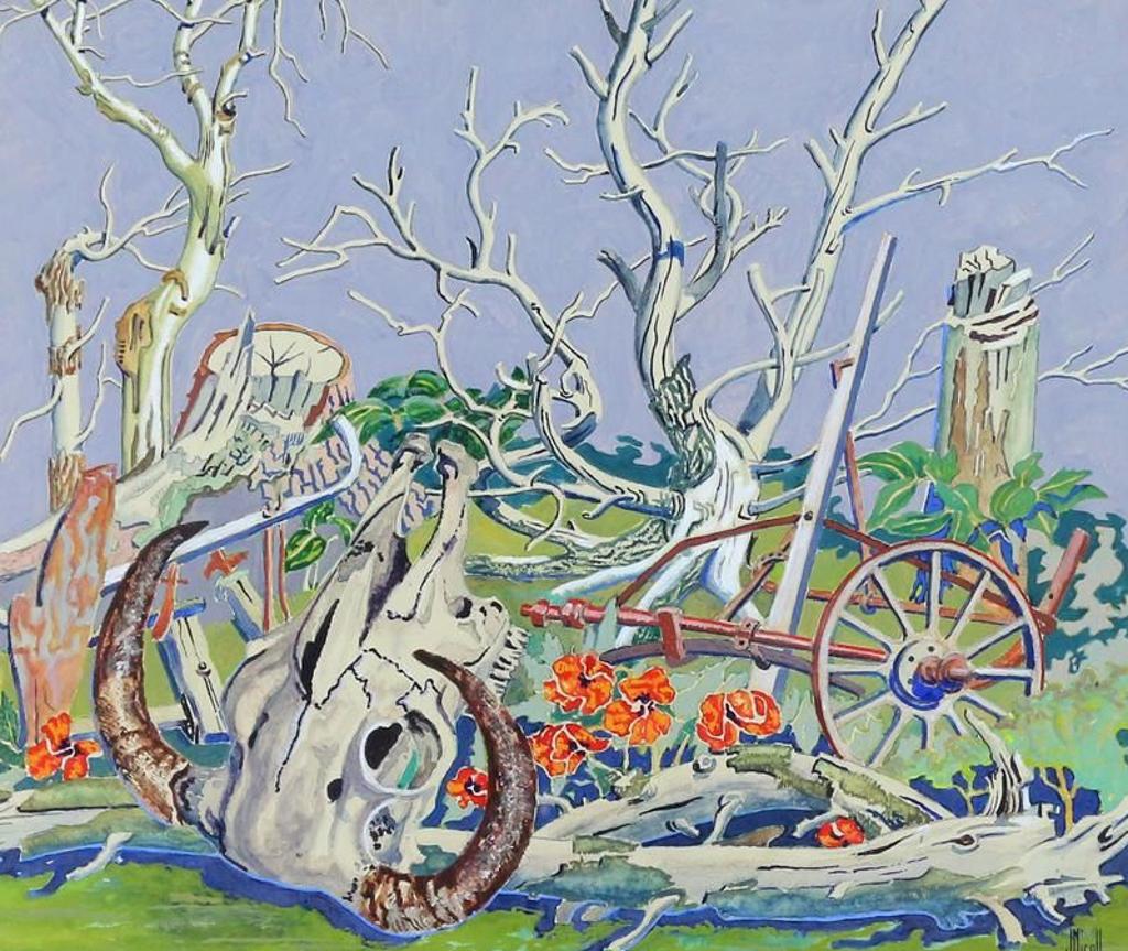 James (Jim) McLaren Nicoll (1892-1986) - Driftwood And Skeleton