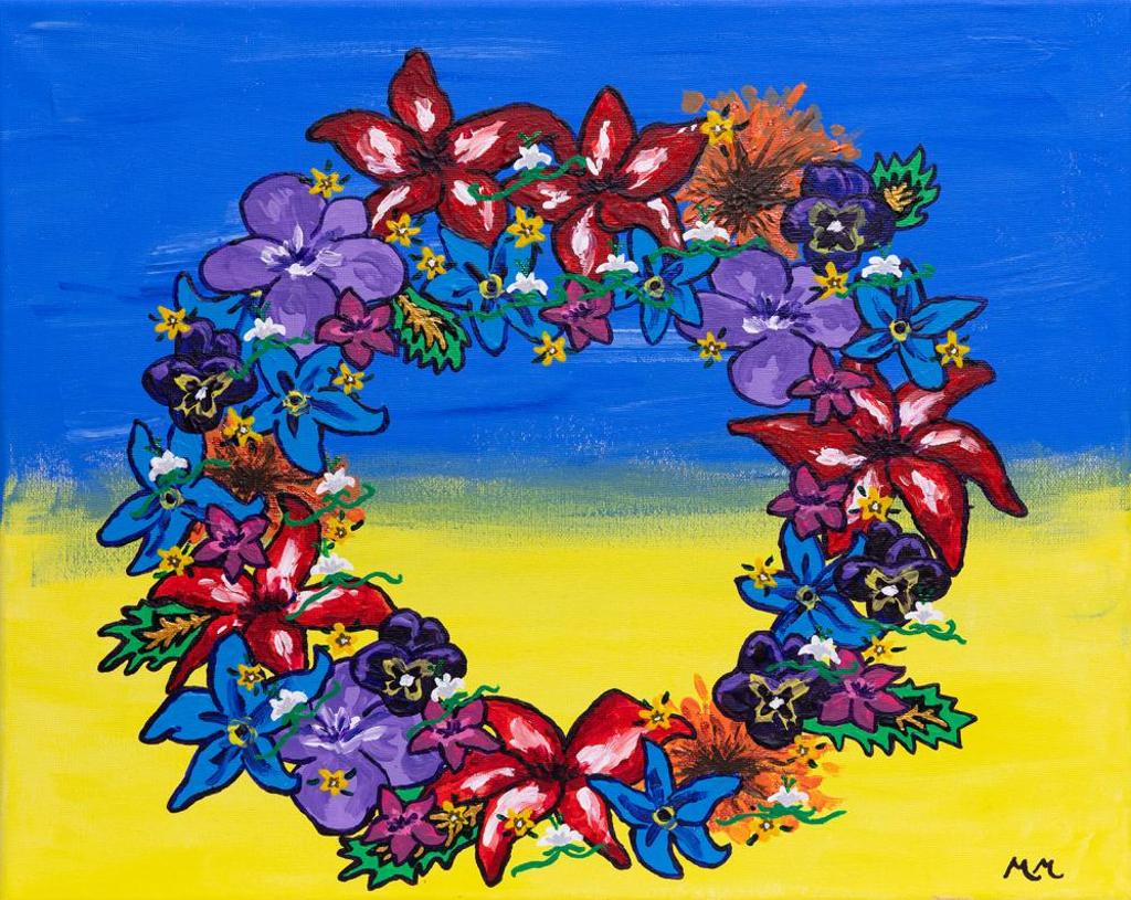 Marian Maier - Untitled - Floral Wreath