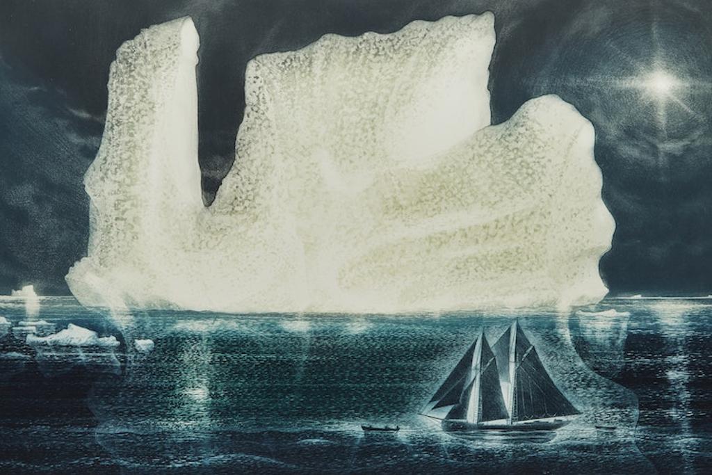 David Lloyd Blackwood (1941-2022) - Down on the Labrador, Towing the Nickerson