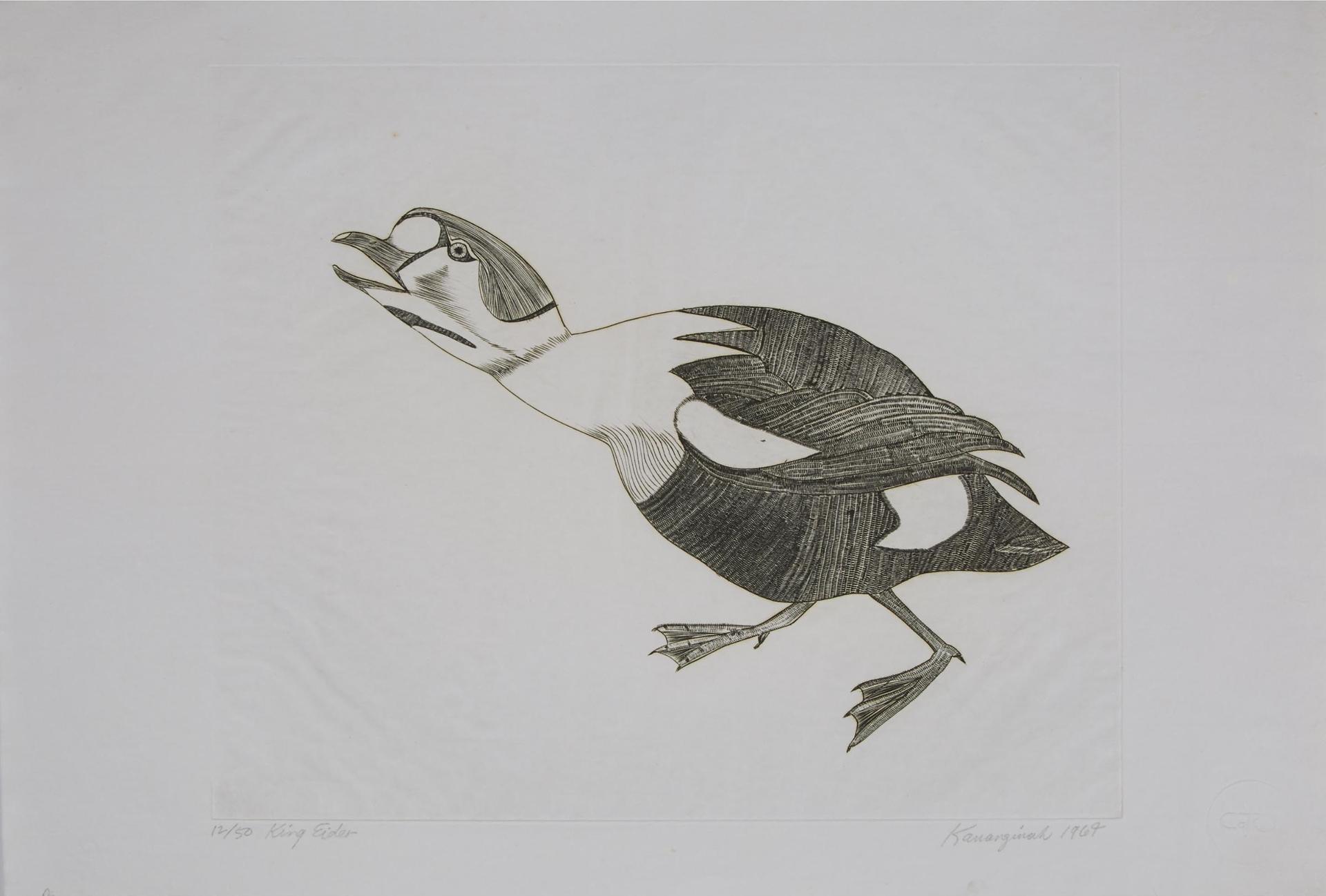 Kananginak Pootoogook (1935-2010) - King Eider