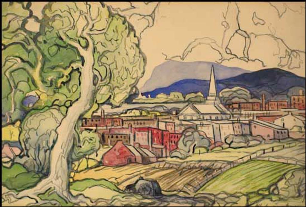 Marc-Aurèle Fortin (1888-1970) - Paysage près de Montréal