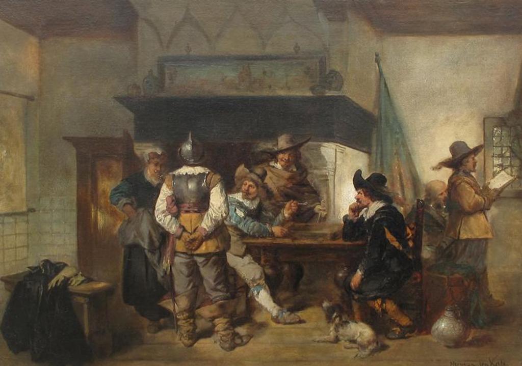 Herman Frederik Carel ten Kate (1822-1891) - Interior Scene At An Inn