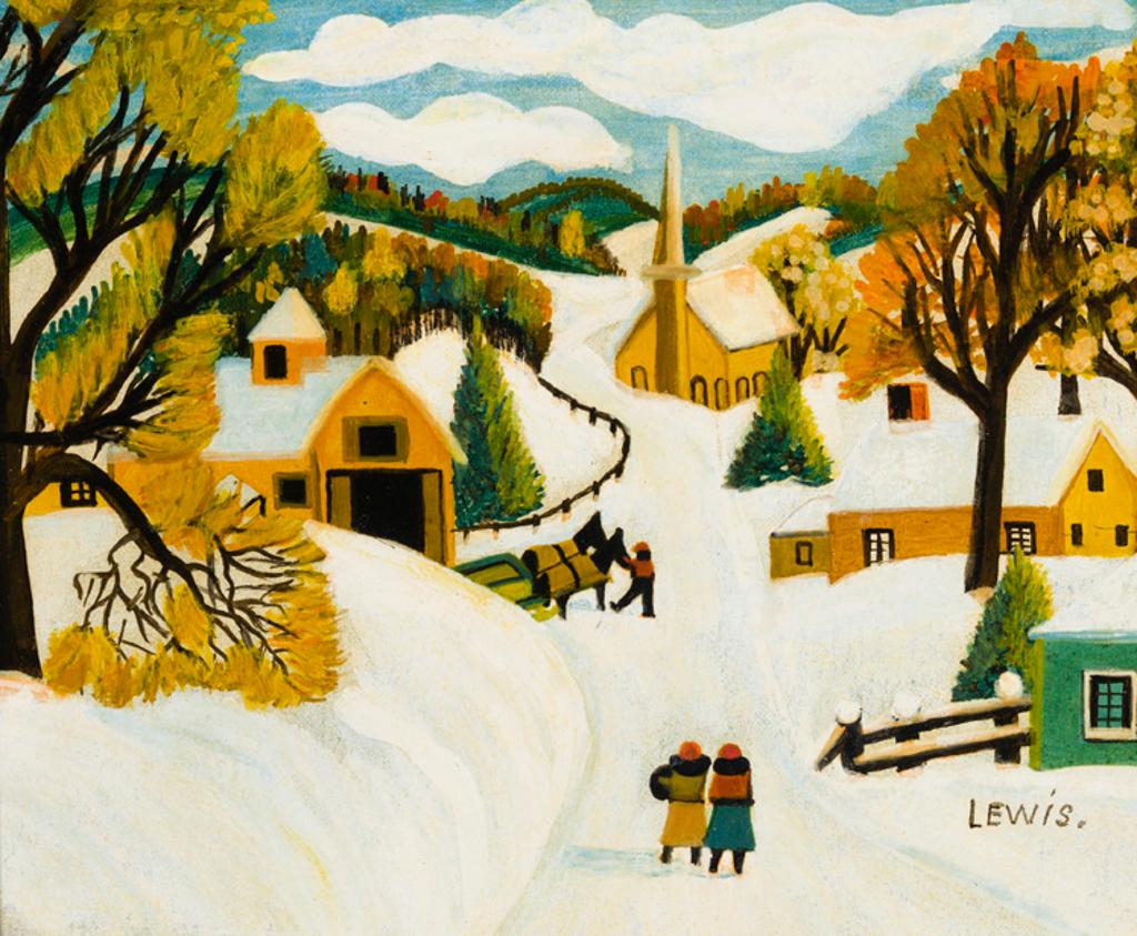 Maud Kathleen Lewis (1903-1970) - Winter Scene