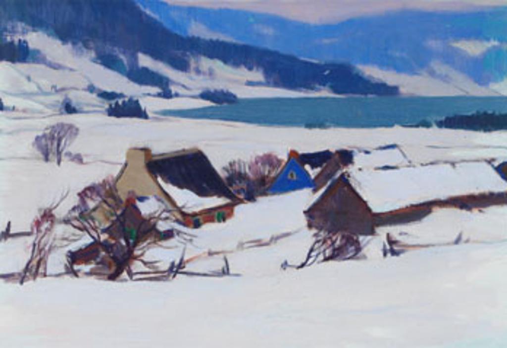 Clarence Alphonse Gagnon (1881-1942) - Charlevoix Lake, Spring Thaw