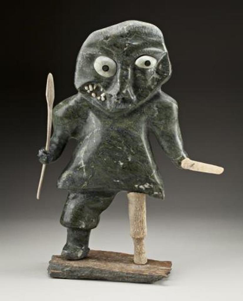 Ralph Qayalik Porter (1942) - Hunter with Peg Leg
