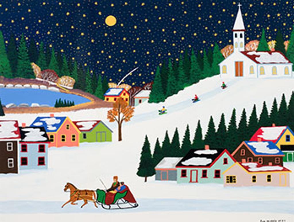 Joseph (Joe) Norris (1925-1996) - Village in Winter