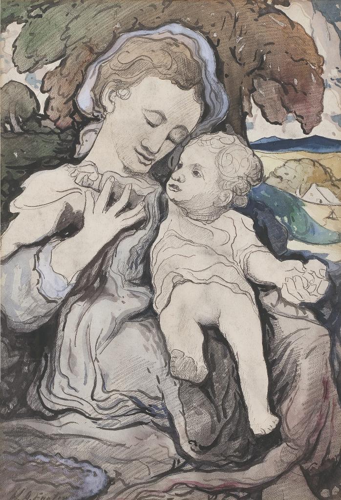 Marc-Aurèle Fortin (1888-1970) - Madone
