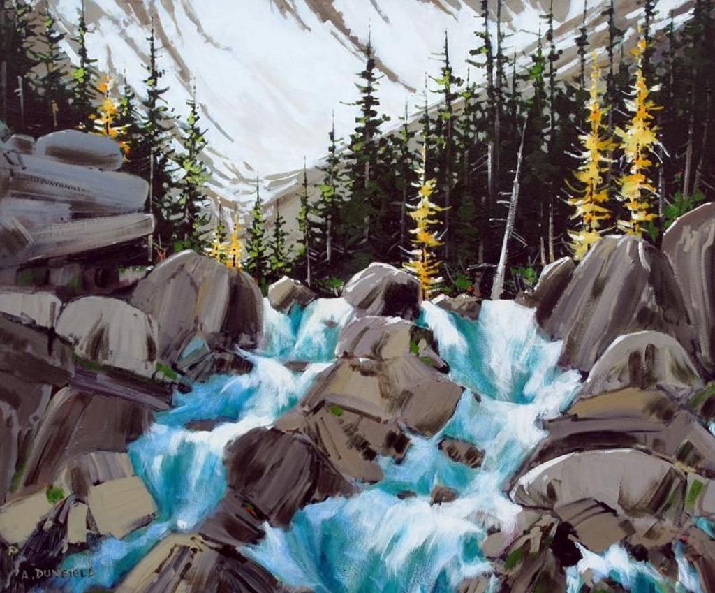 Allan Dunfield (1950) - Near The Source (Yoho National Park); 2010