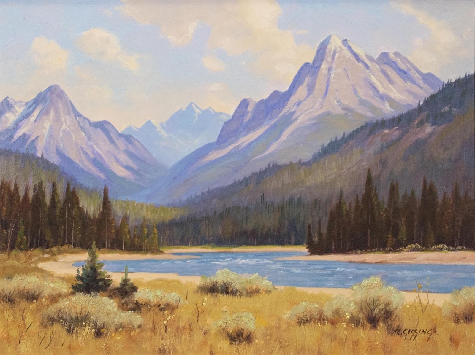 Roland Gissing (1895-1967) - Kootenay River