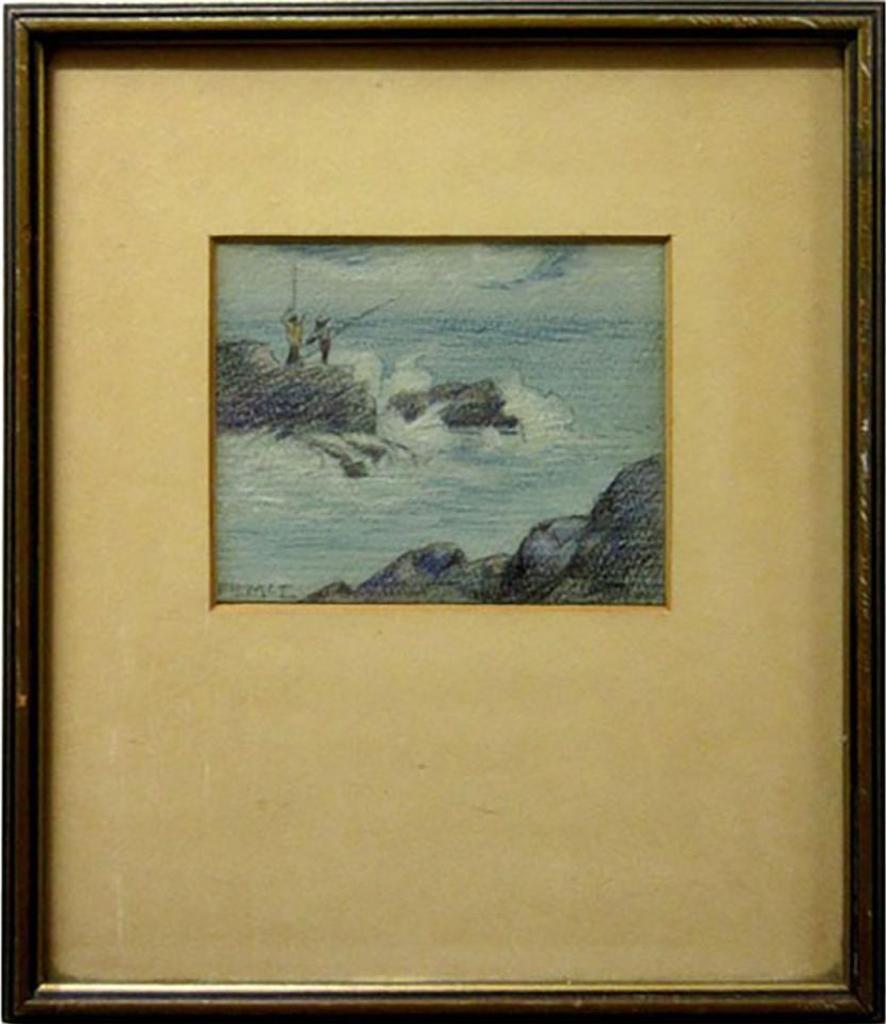 Florence Helena Mcgillivray Knowles (1864-1938) - Fishing Boys, Ogunquit, Maine, U.S.A.