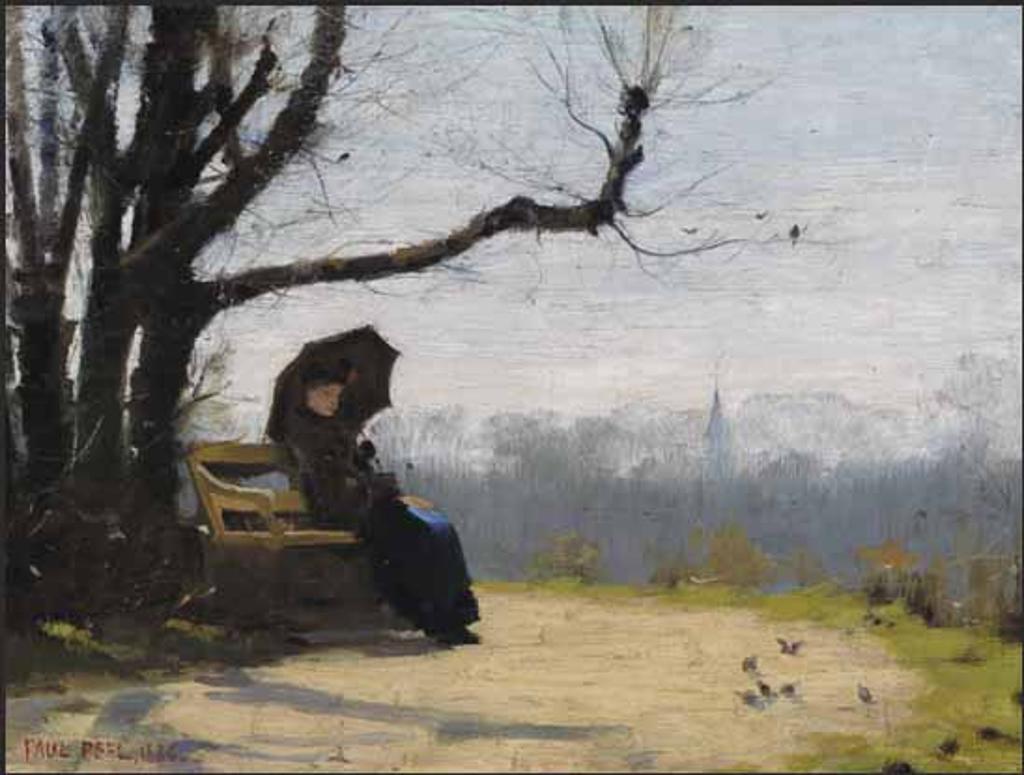 Paul Peel (1860-1892) - Woman with a Parasol, Isaure Verdier