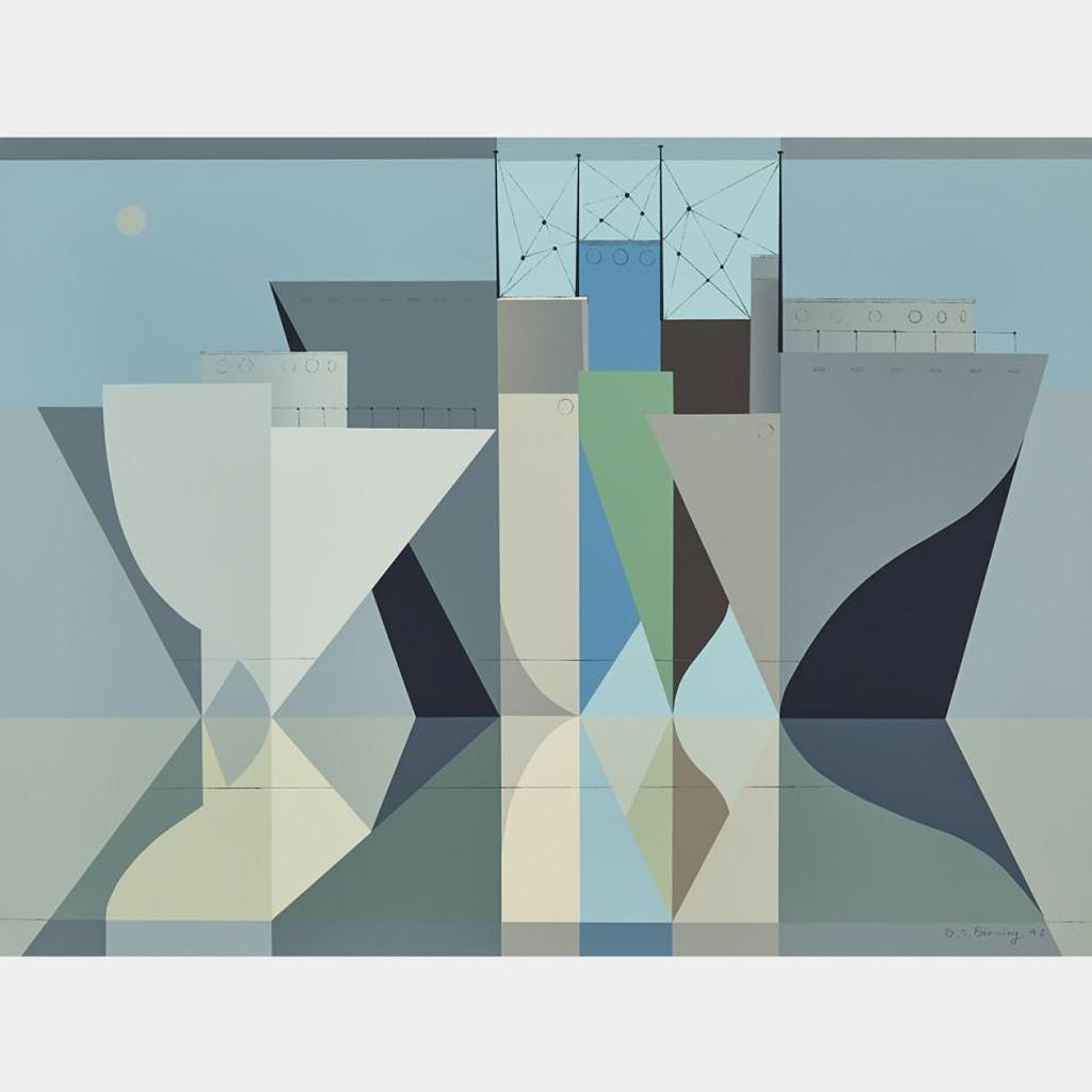 Bertram Charles (B.C.) Binning (1909-1976) - Ships In Classical Calm
