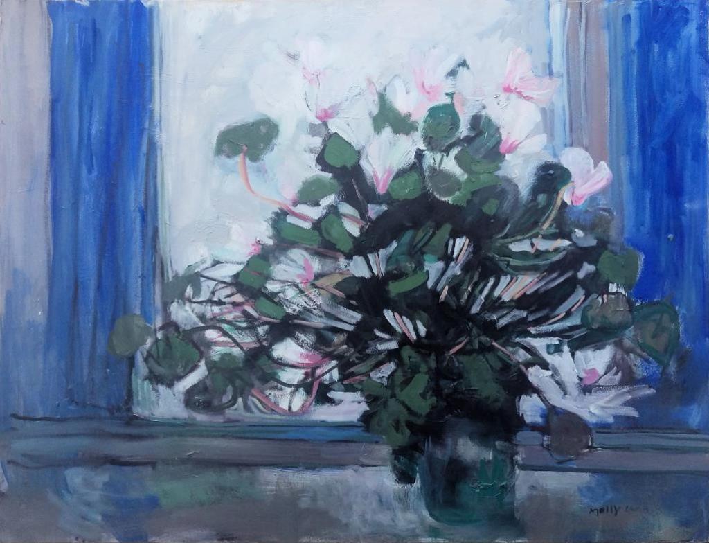 Molly Joan Lamb Bobak (1922-2014) - Cyclamens