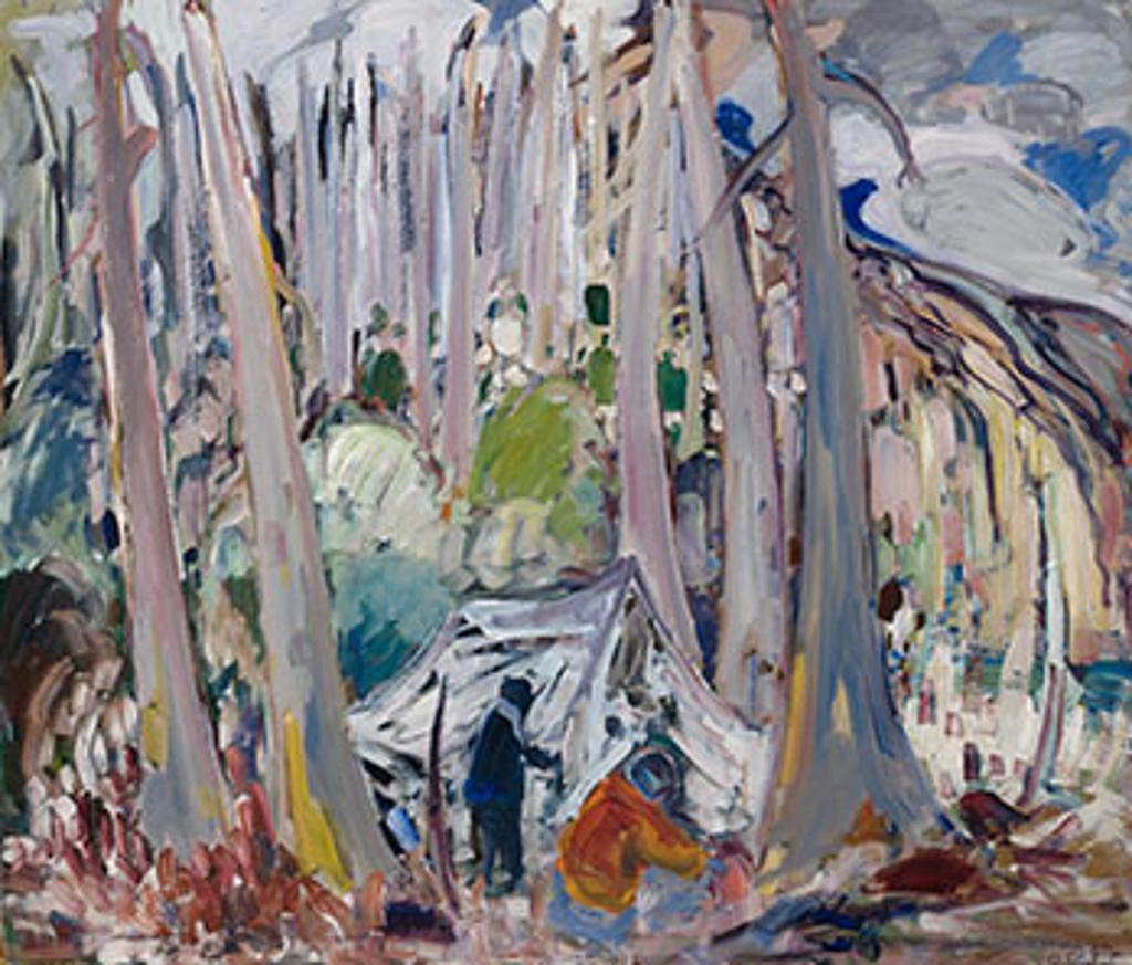 René Jean Richard (1895-1982) - Campers in the Forest