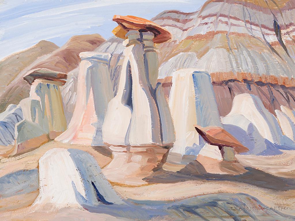 Doris Jean McCarthy (1910-2010) - Hoodoos at Drumheller