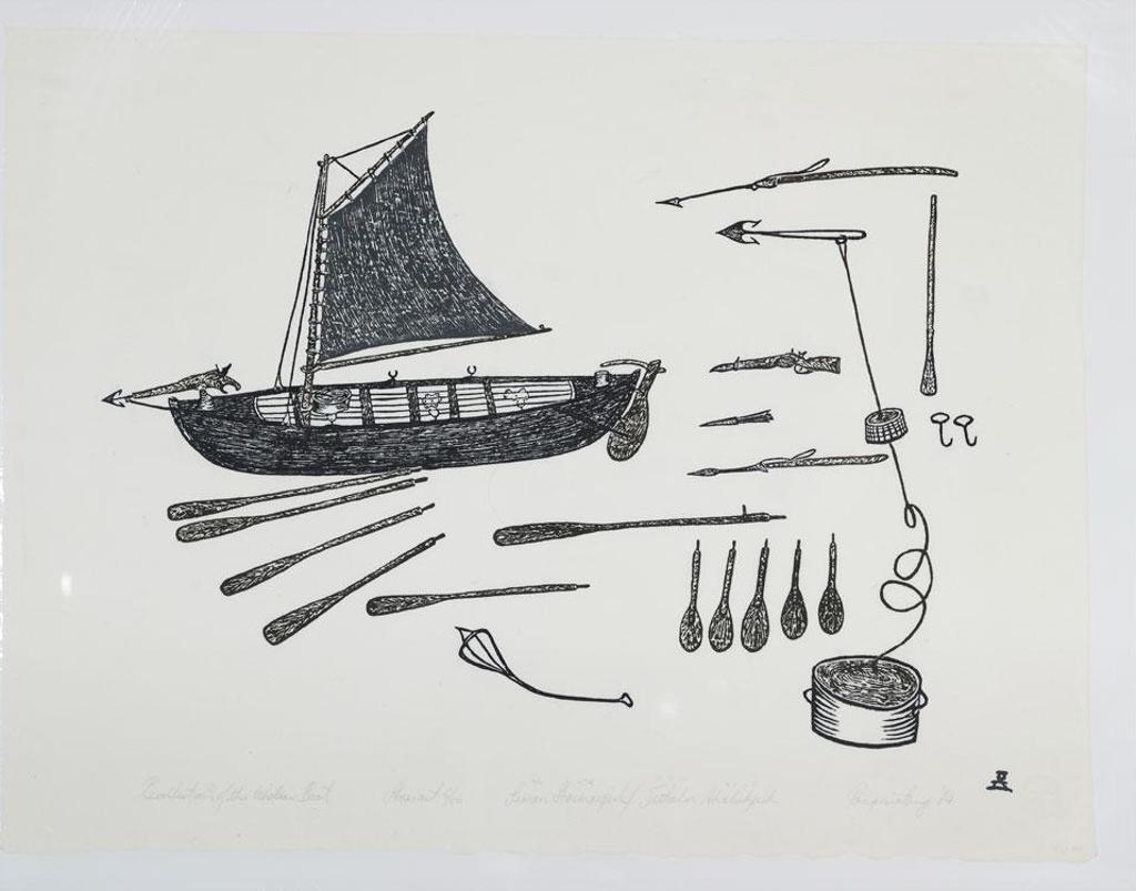 Simon Shaimaiyuk (1915-1999) - Recollection Of The Whalers Boat