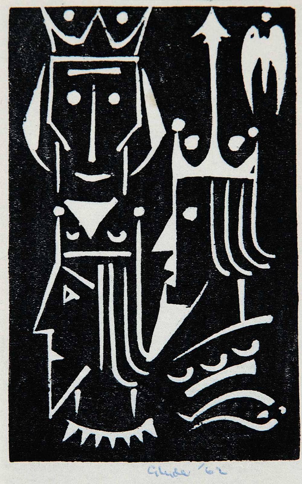 Henry George Glyde (1906-1998) - Untitled - Three Views of Three Kings