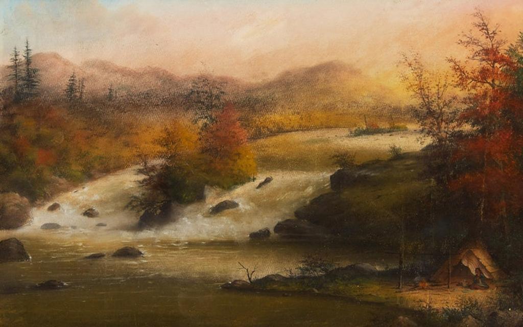 Alfred Worsley Holdstock (1820-1901) - Les Grands Calumets on the Ottawa