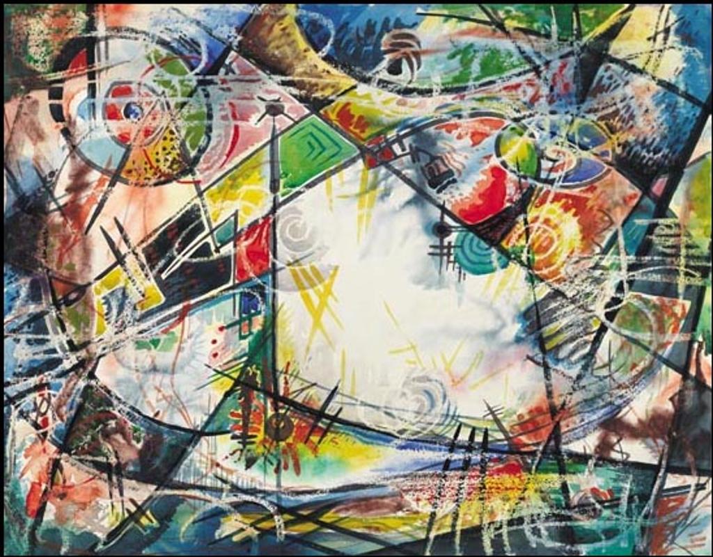 James (Jock) Williamson Galloway MacDonald (1897-1960) - Cross and Recross / Colour in Stained Glass