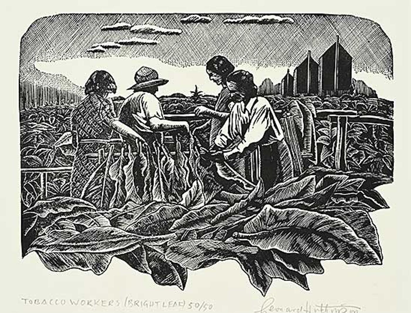 Leonard Hutchinson (1896-1980) - Tobacco Workers [Bright Leaf] #50/50