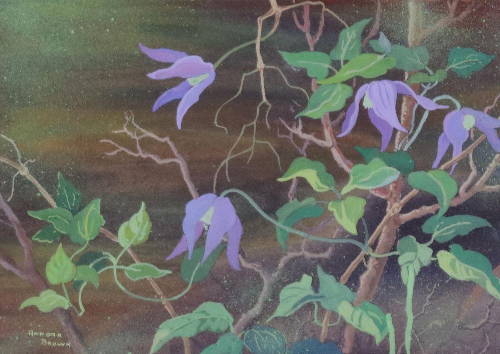 Annora Brown (1899-1987) - Blue Clematis