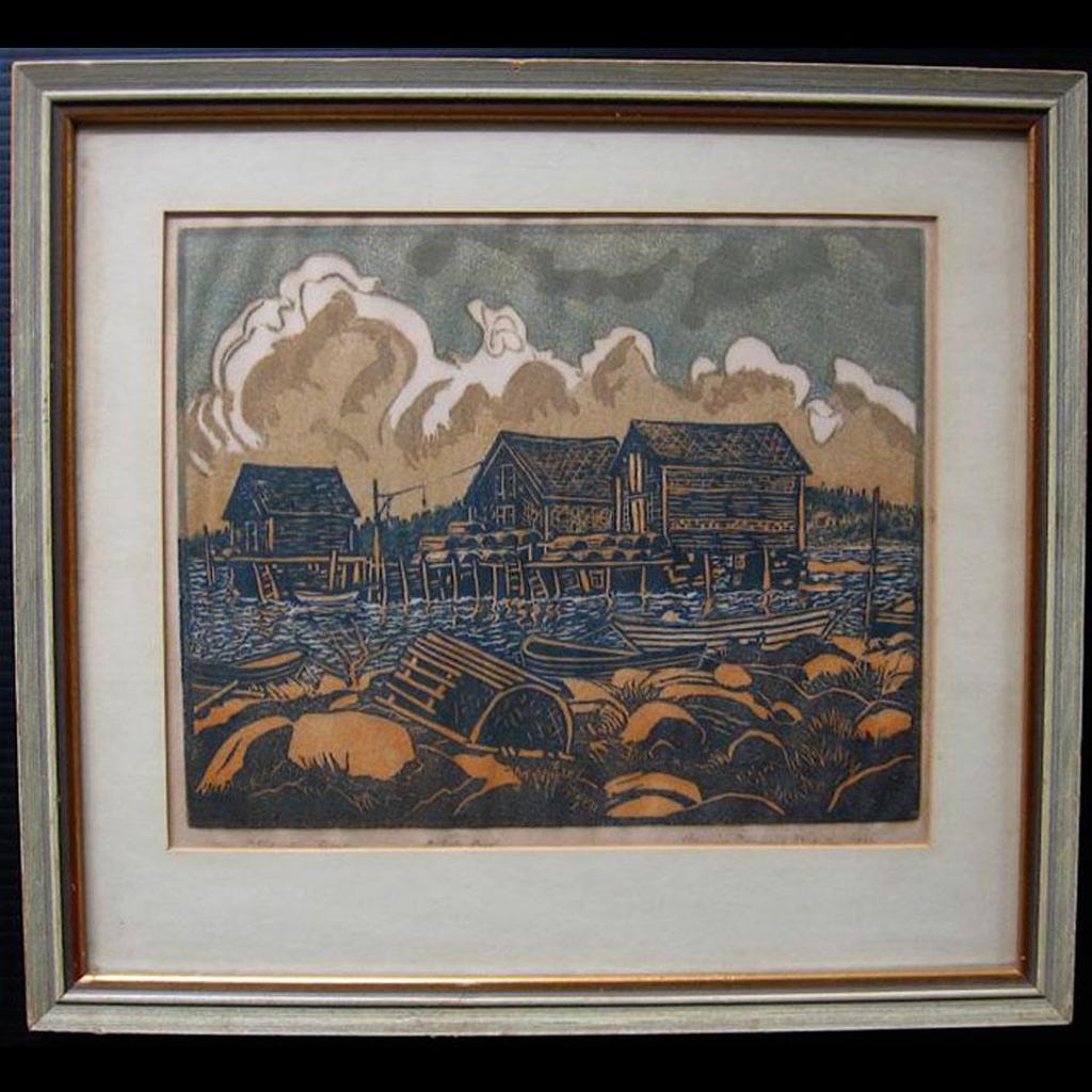 Bernice Fenwick Martin (1902-1999) - Atlantic Cove; Fishing Cove, Stonehurst, N.S.
