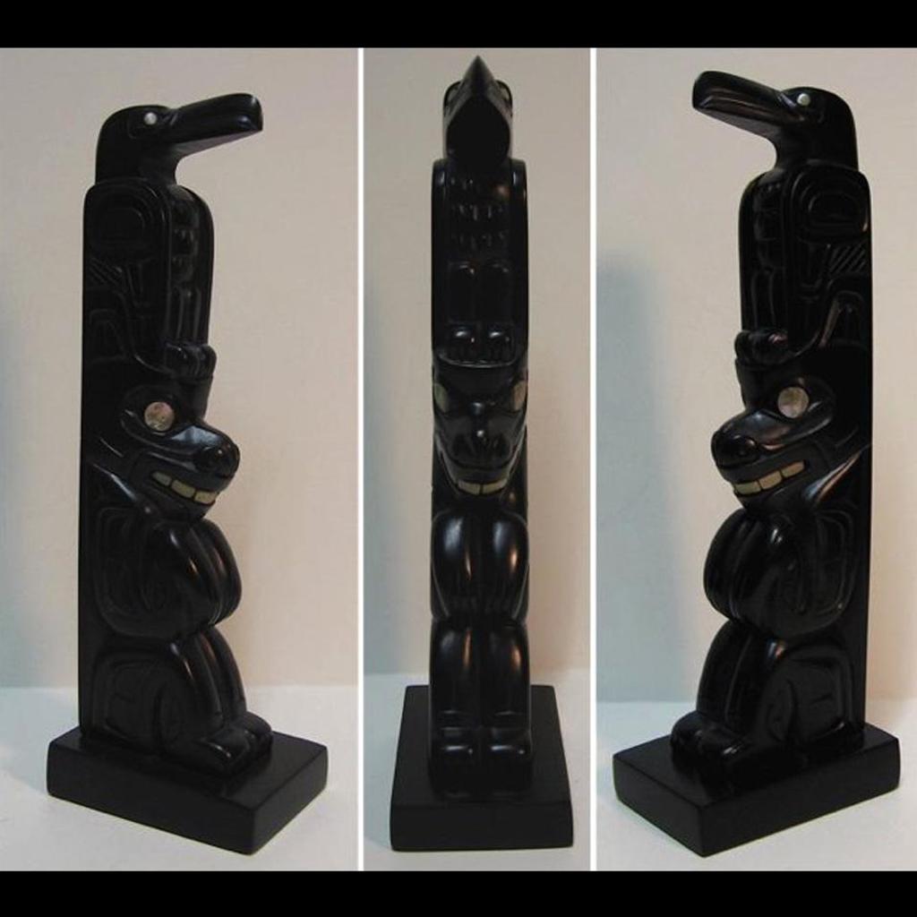 Glen Pollard (1957) - Haida Raven & Bear