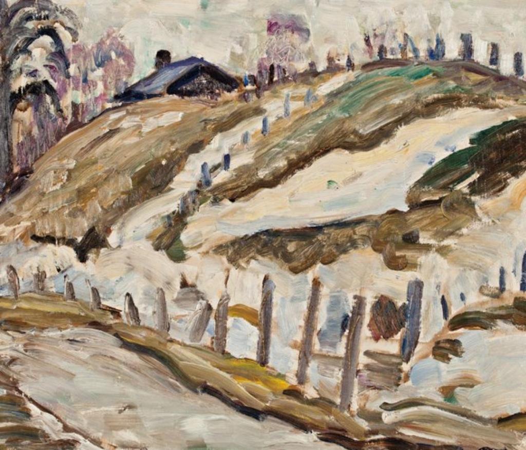 Georgiana Paige Pinneo (1896-1977) - Early Spring Terrebonne, Quebec