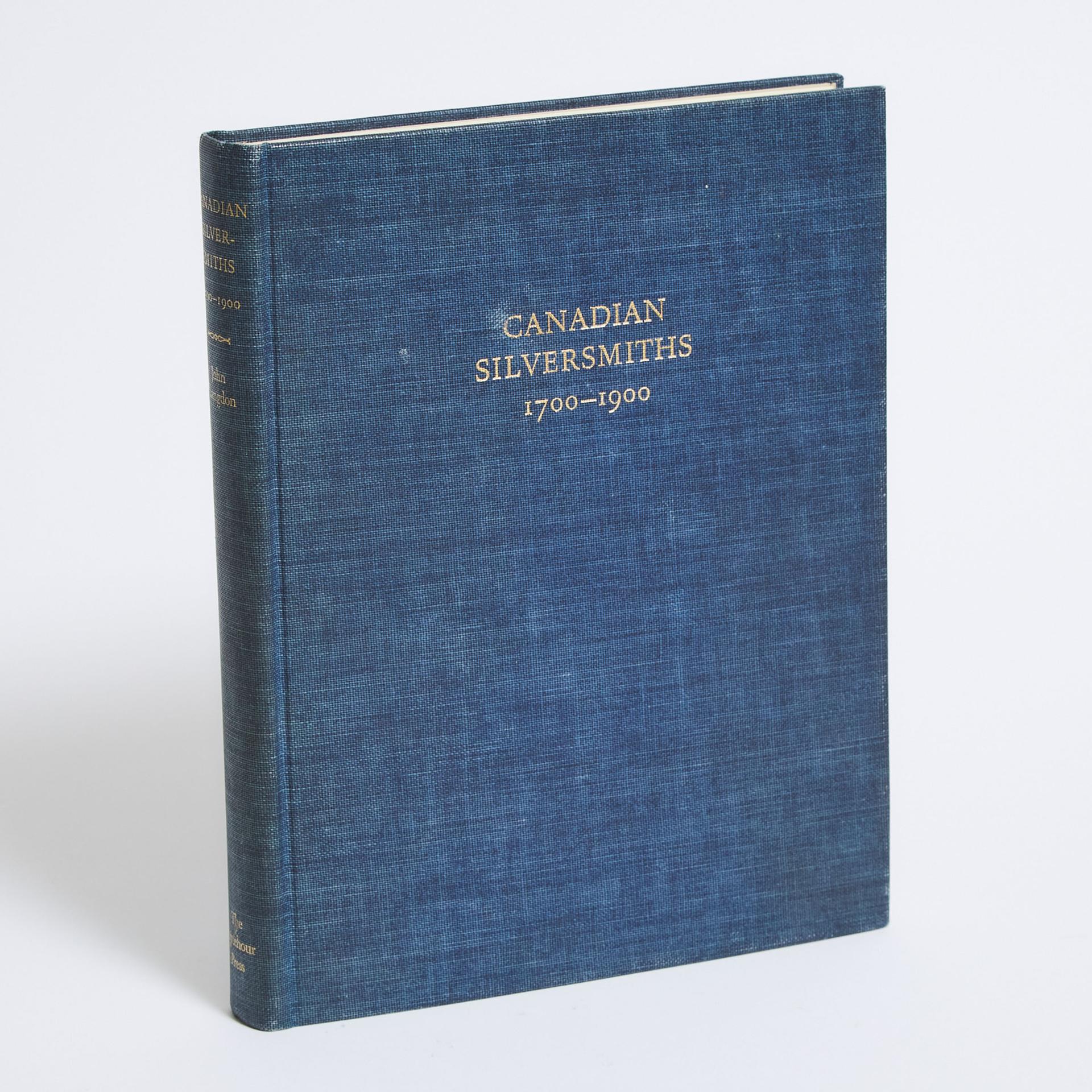 John E. Langdon - Canadian Silversmiths, 1700-1900