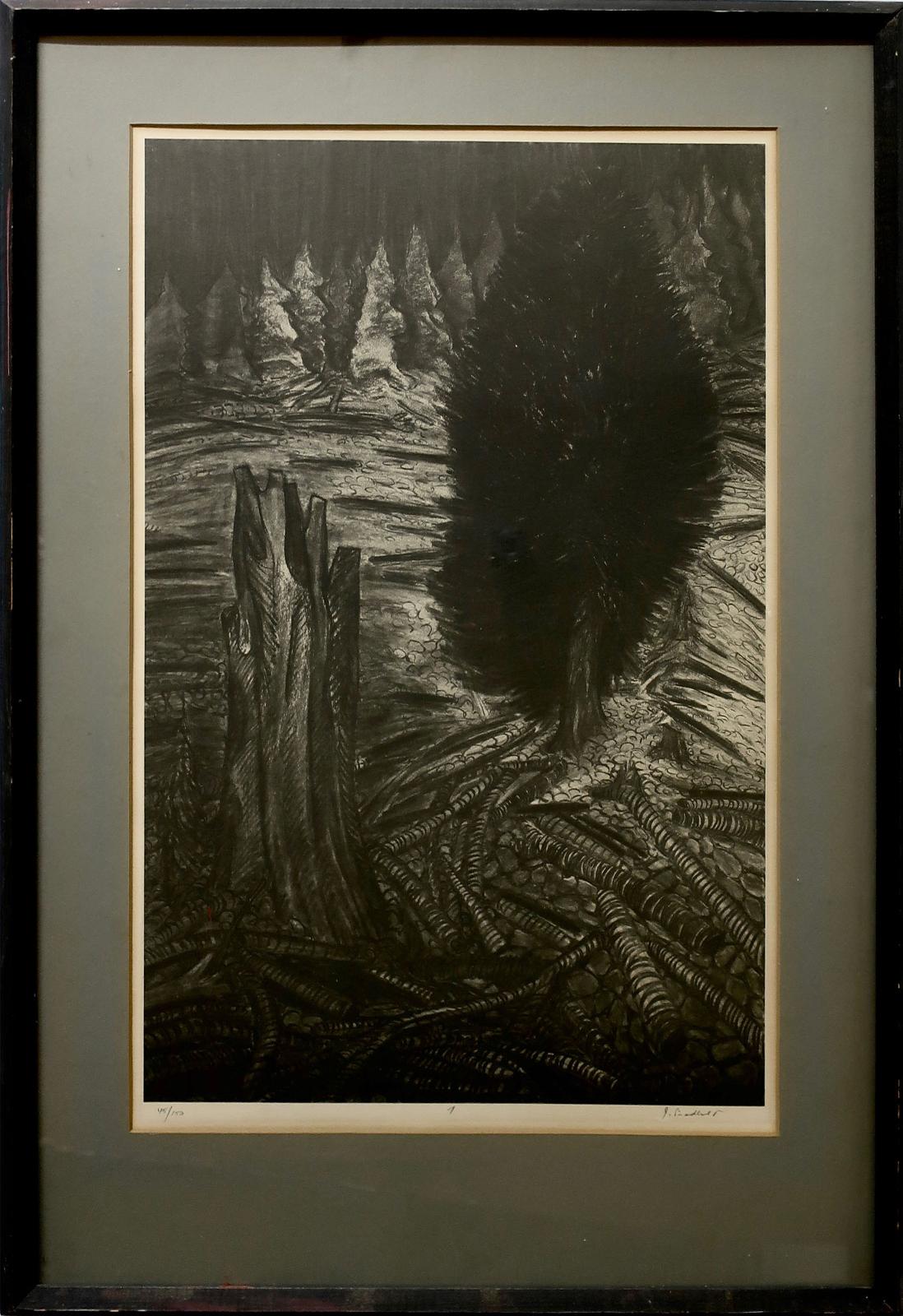 Jack Leaonard Shadbolt (1909-1998) - 9 (The Hornby Suite - Homage To Emily Carr)