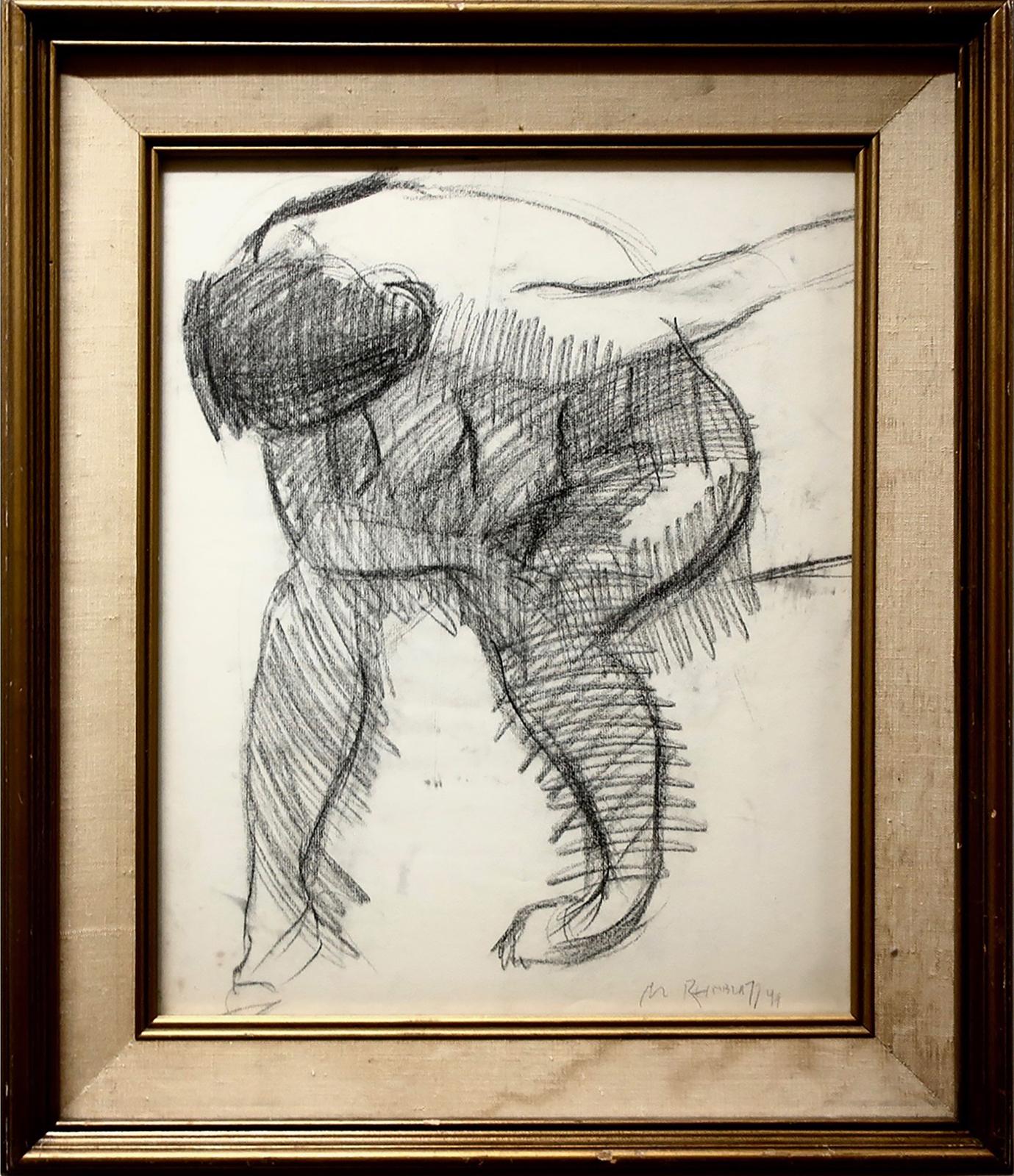 Moses (Moe) Martin Reinblatt (1917-1979) - Seated Nude
