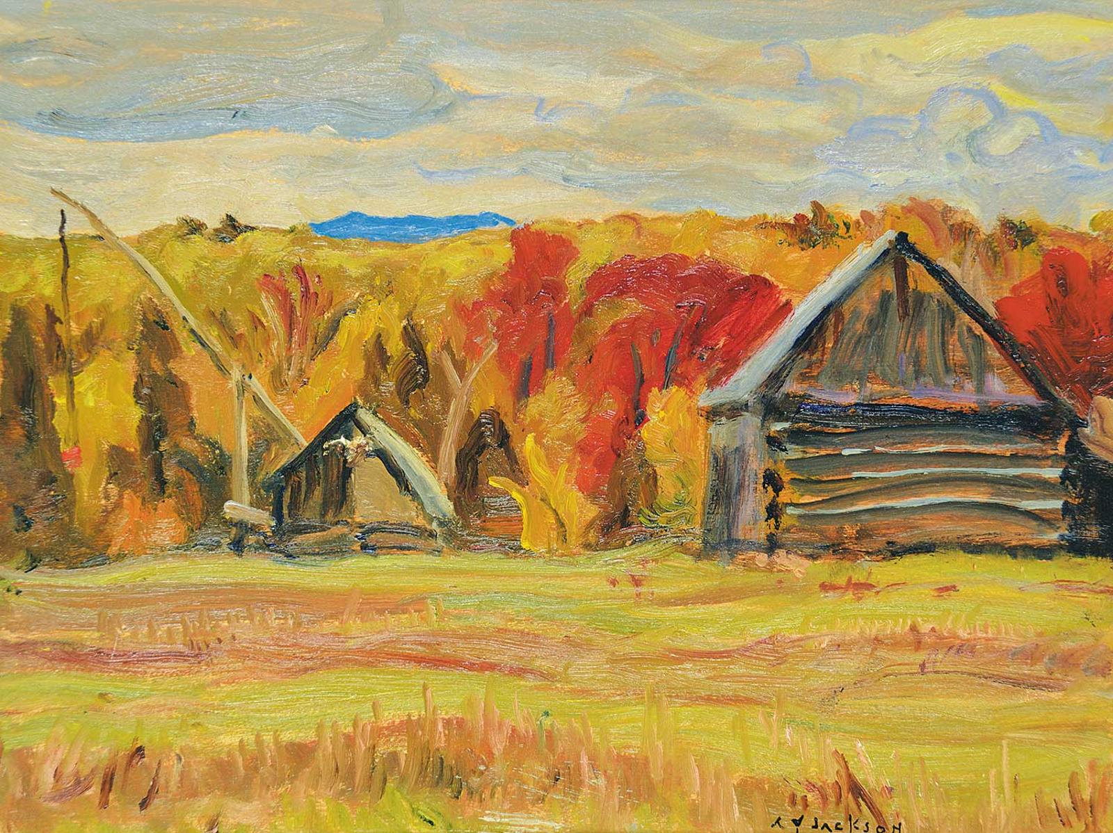 Alexander Young (A. Y.) Jackson (1882-1974) - Farm at Bells Rapid, Ont.
