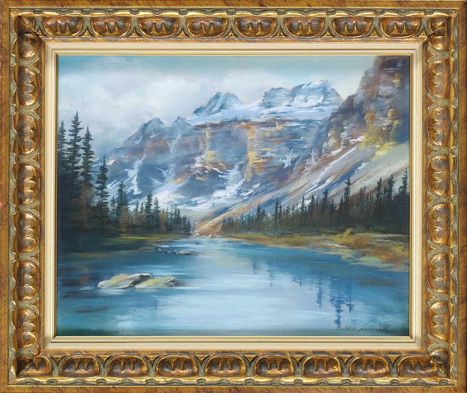 Rose Leonard (1916-2005) - Untitled - Mountain Lake