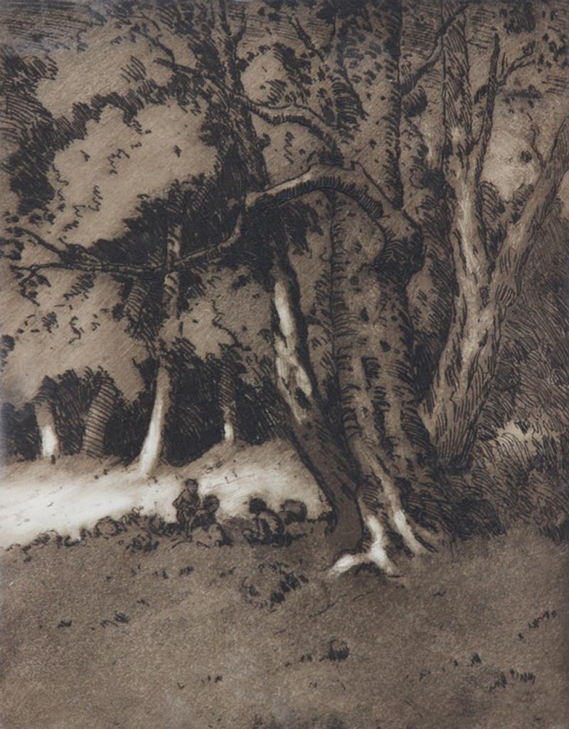 Carl Henry Von Ahrens (1863-1936) - The Picnickers / In the Woods