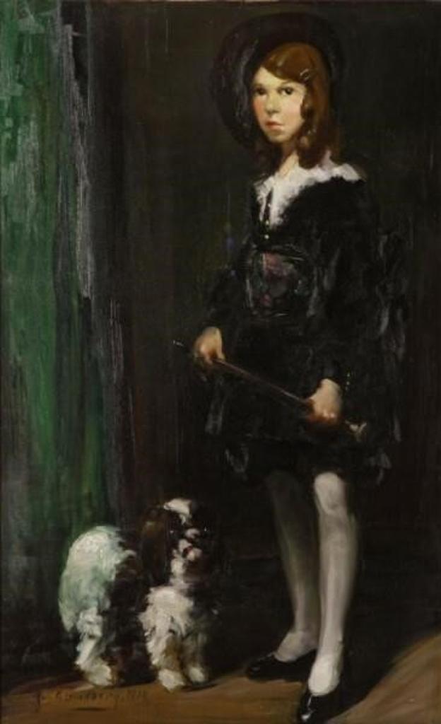 August Frederick Lundberg (1878-1928) - Violet Dressed for Sunday Walk