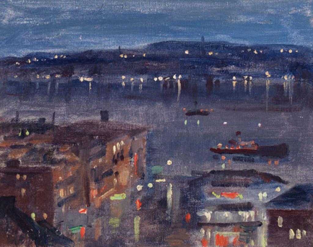 Robert Wakeham Pilot (1898-1967) - Quebec at Nightfall