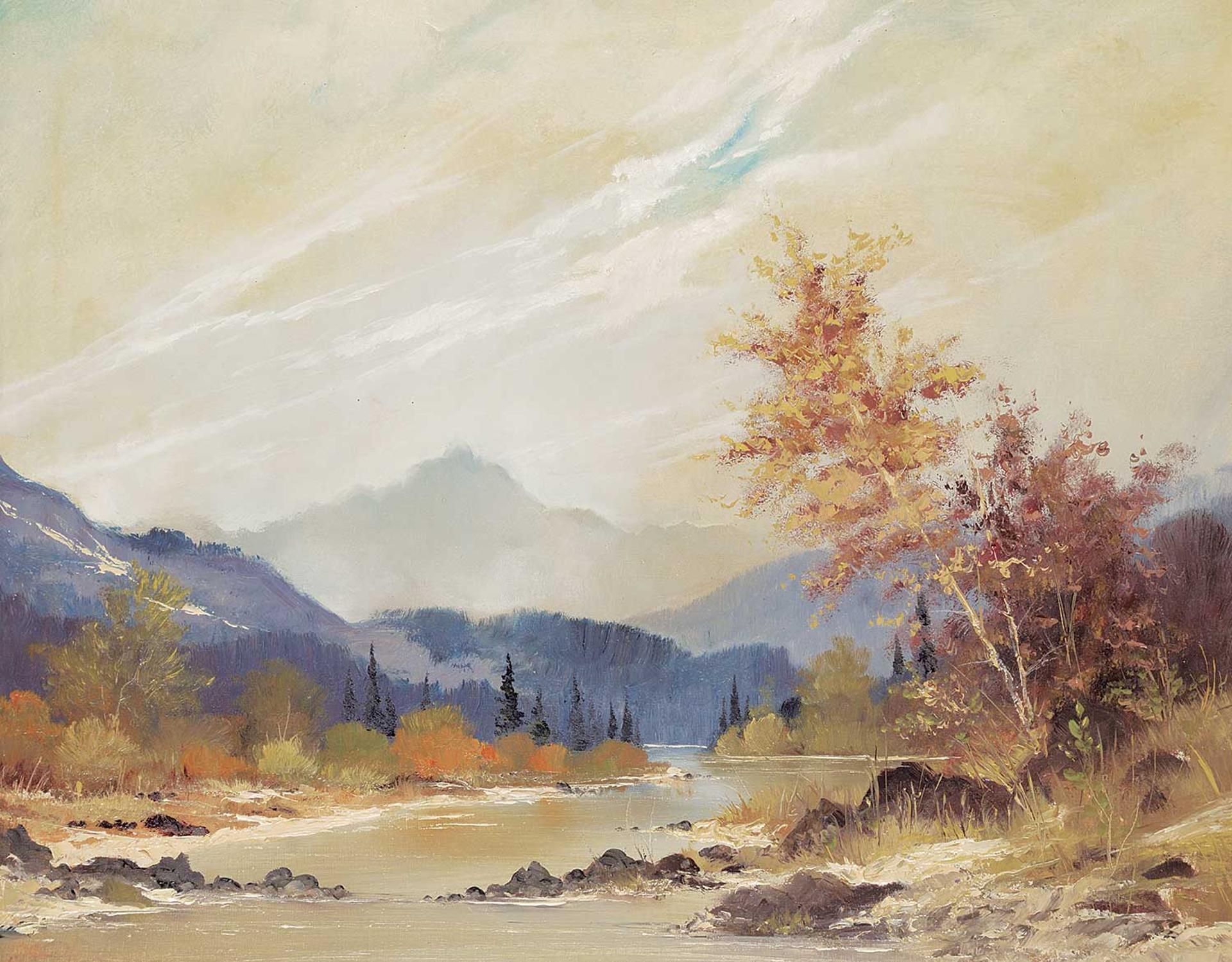 Warner R. Plangg (1934-1994) - Untitled - Before the Mountains