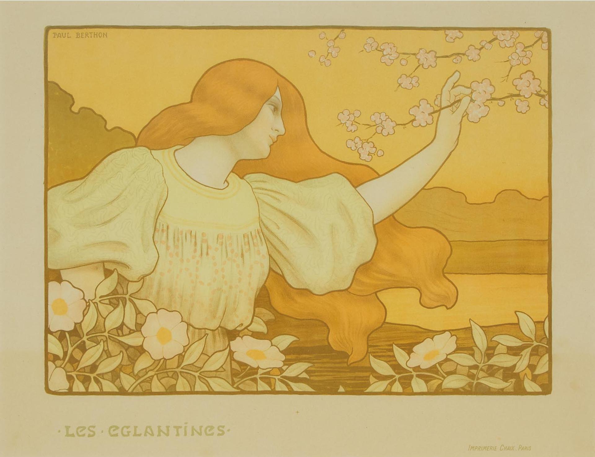 Paul Berthon (1872-1909) - LES EGLANTINES, 1900 [ARWAS, 54, P.106]
