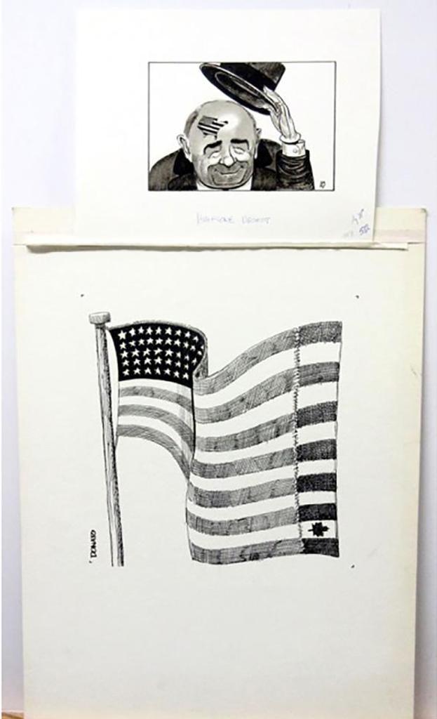 Andy Donato (1937) - Untitled (Flag; The Gesture)