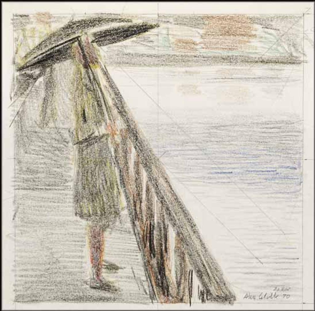 Alexander (Alex) Colville (1920-2013) - Study for The River Thames