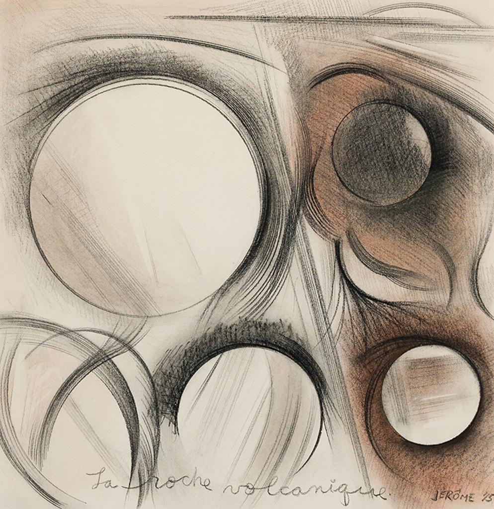Jean-Paul Jérôme (1928-2004) - La roche volcanique
