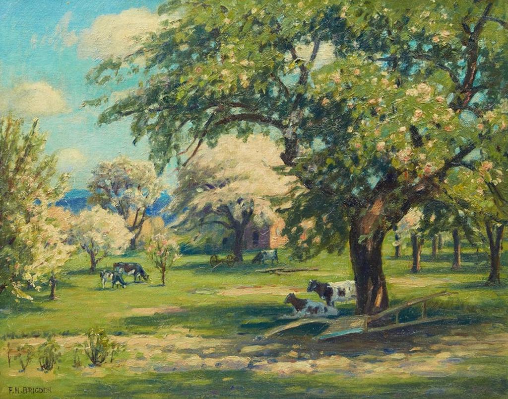 Frederick Henry Brigden (1871-1956) - Cows at Pasture