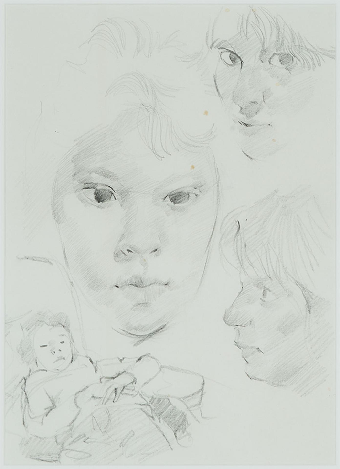 Arthur Shilling (1941-1986) - Four Faces, Ca. 1980